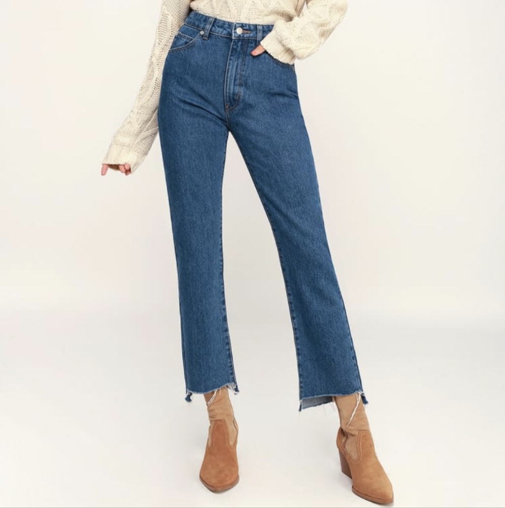 Rolla's cropped straight jeans size 24
